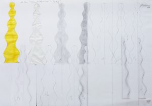 Otto Piene, Entwurf Weißer Lichtgeist, 1966, Sammlung ZERO foundation